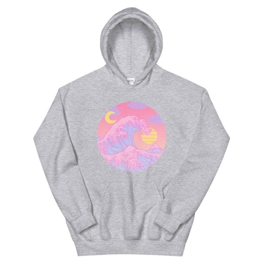 The Great Wave Japanese Vaporwave Hoodie