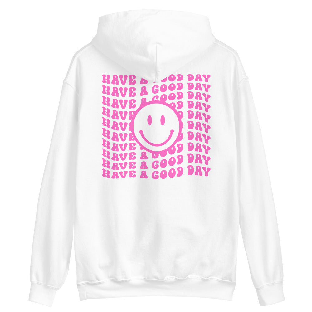 Have a Good Day Retro Smiley Face Hoodie