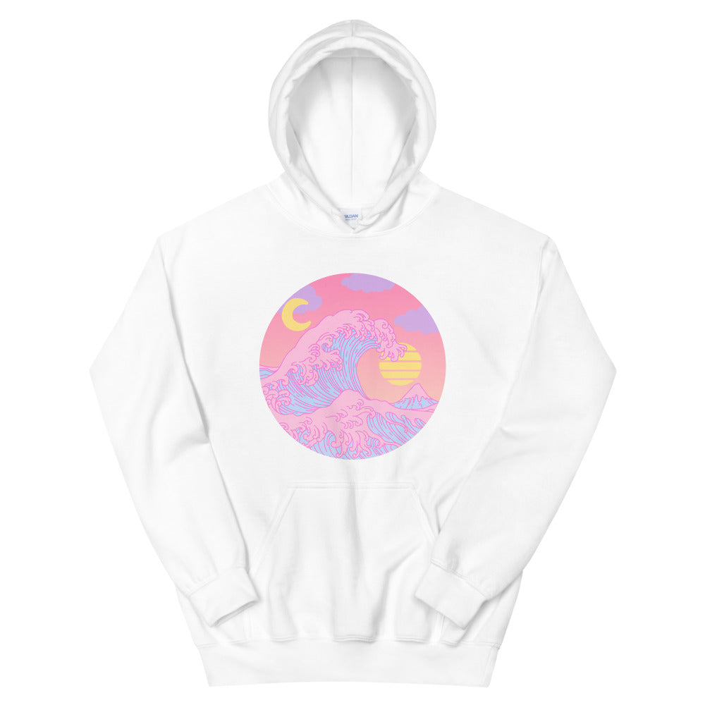 The Great Wave Japanese Vaporwave Hoodie