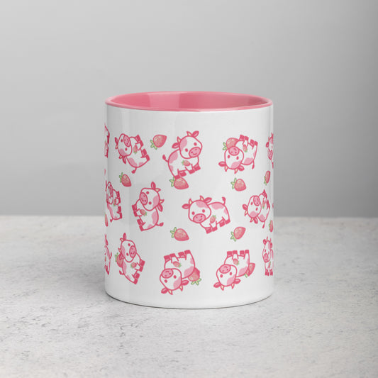 Kawaii Strawberry Cow Mug