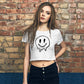 Dripping Smiley Face Crop Top